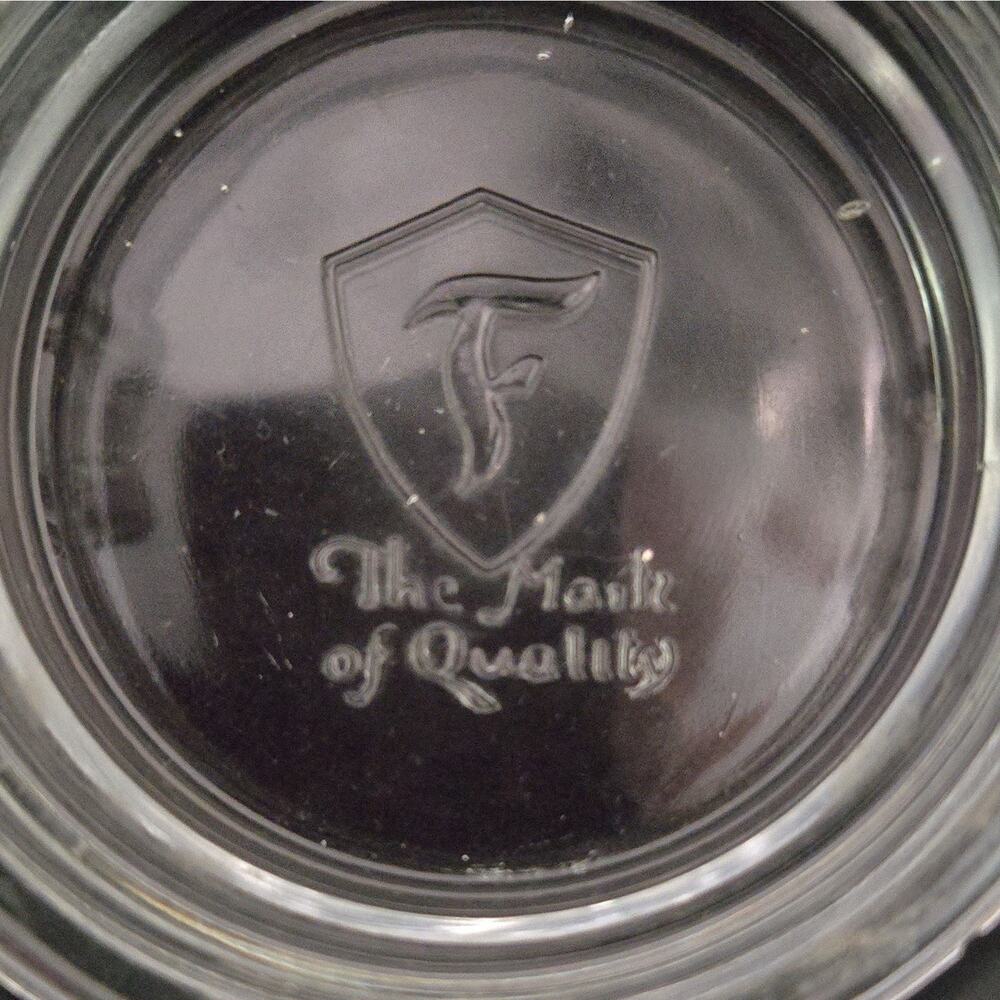 Vintage Firestone Tire Ashtray Clear Glass Mark of Quality Advertising Promo - Picture 3 of 5